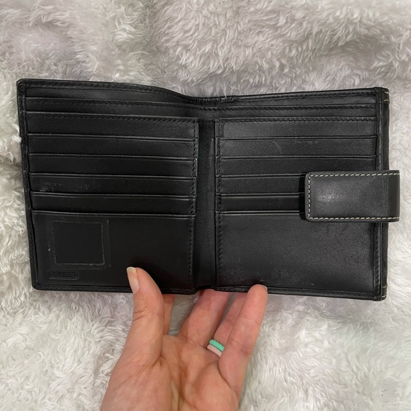 Coach: Signature Wallet Billfold w/ Snap Flap - Picture 3 of 11